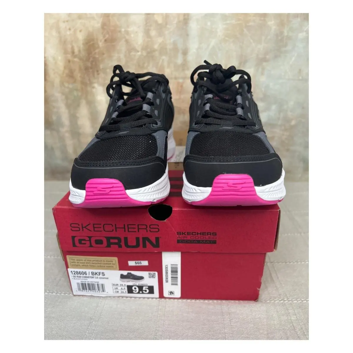 Skechers shoes - GO RUN Consistent 2.0 Advantage 128606 - Black 1