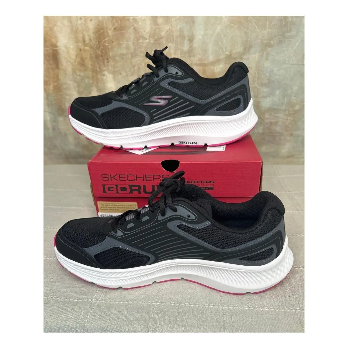 Skechers shoes - GO RUN Consistent 2.0 Advantage 128606 - Black 5