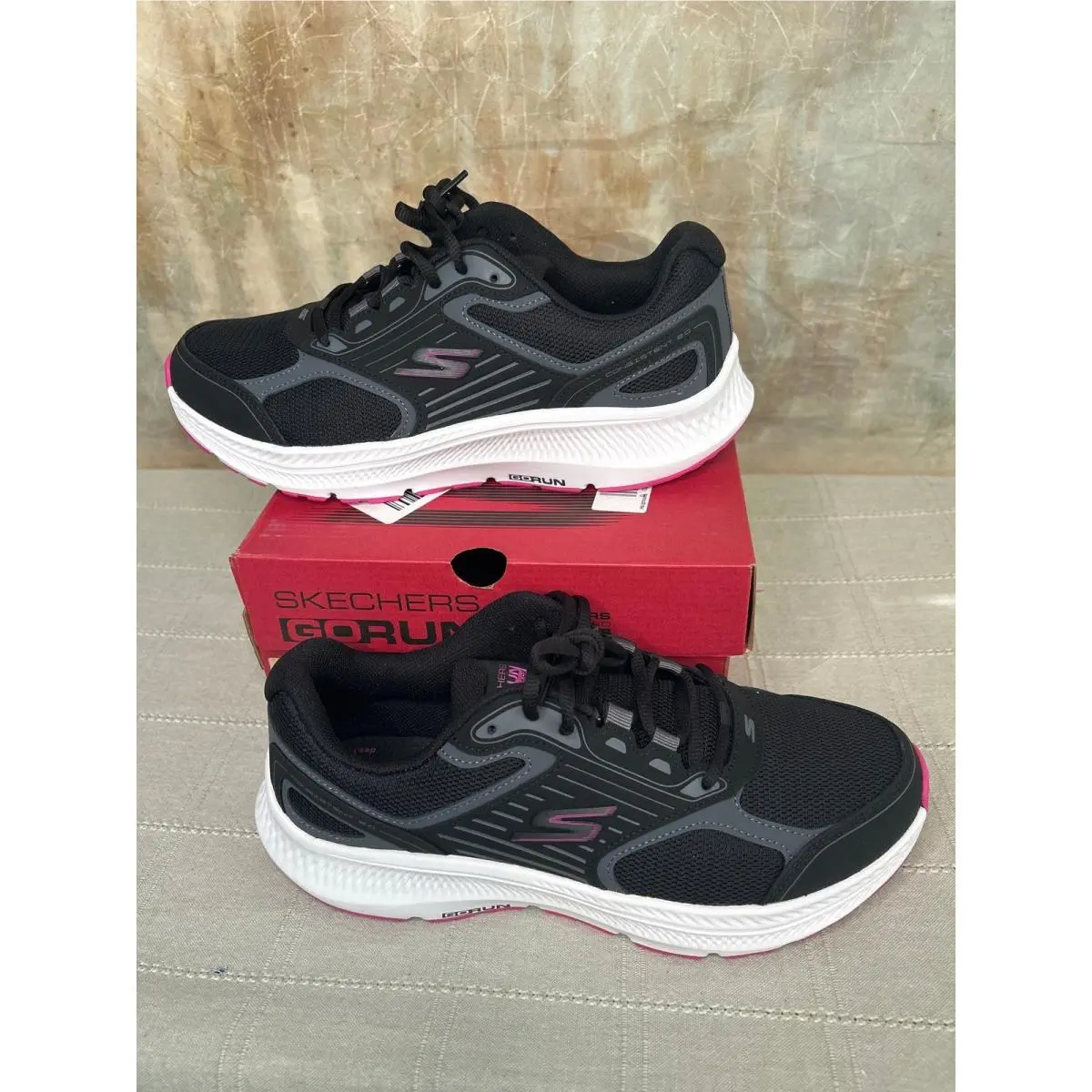 Skechers shoes - GO RUN Consistent 2.0 Advantage 128606 - Black 9