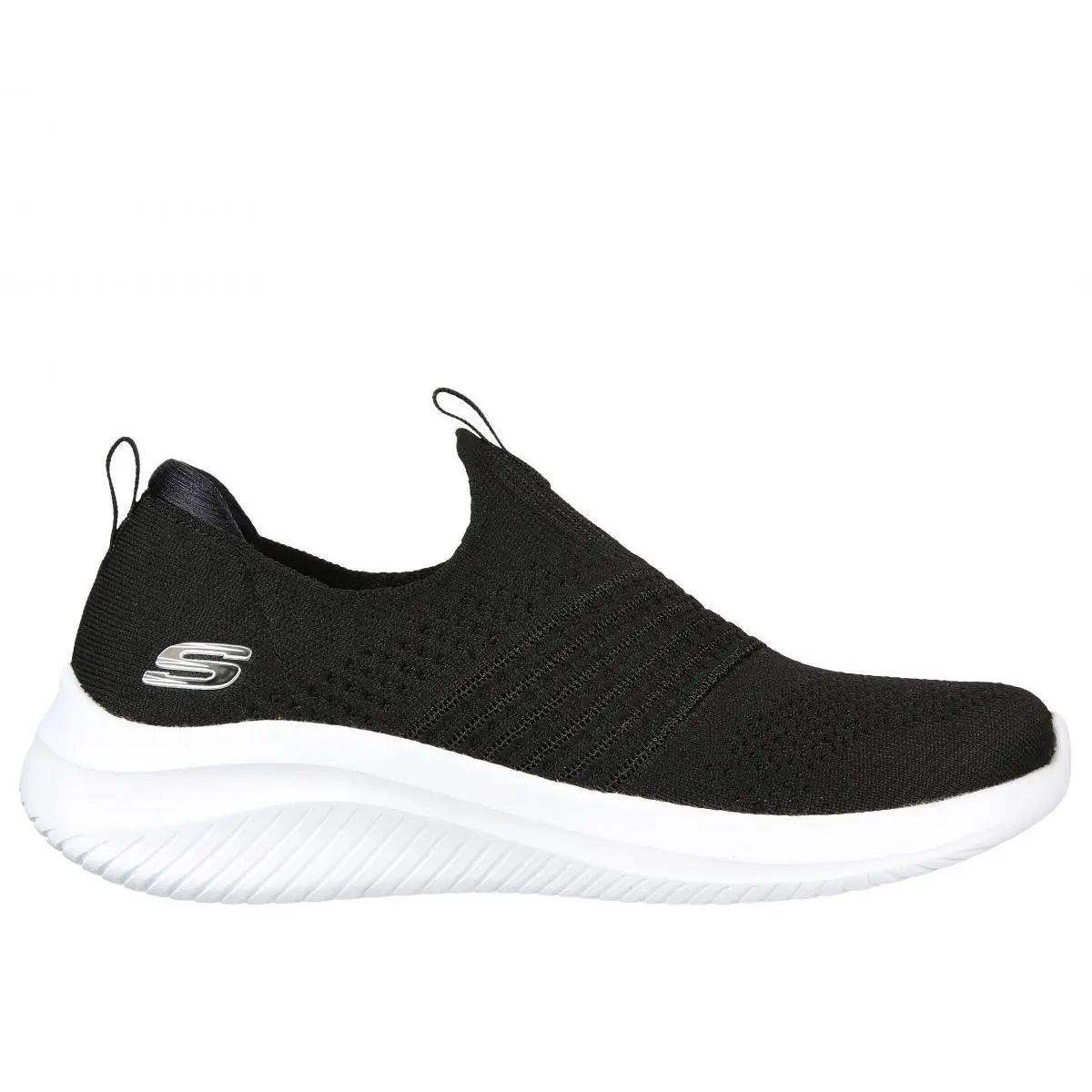 Skechers Women`s Ultra Flex 3.0 - Classy Charm Sneaker Black/white - 149855-BKW