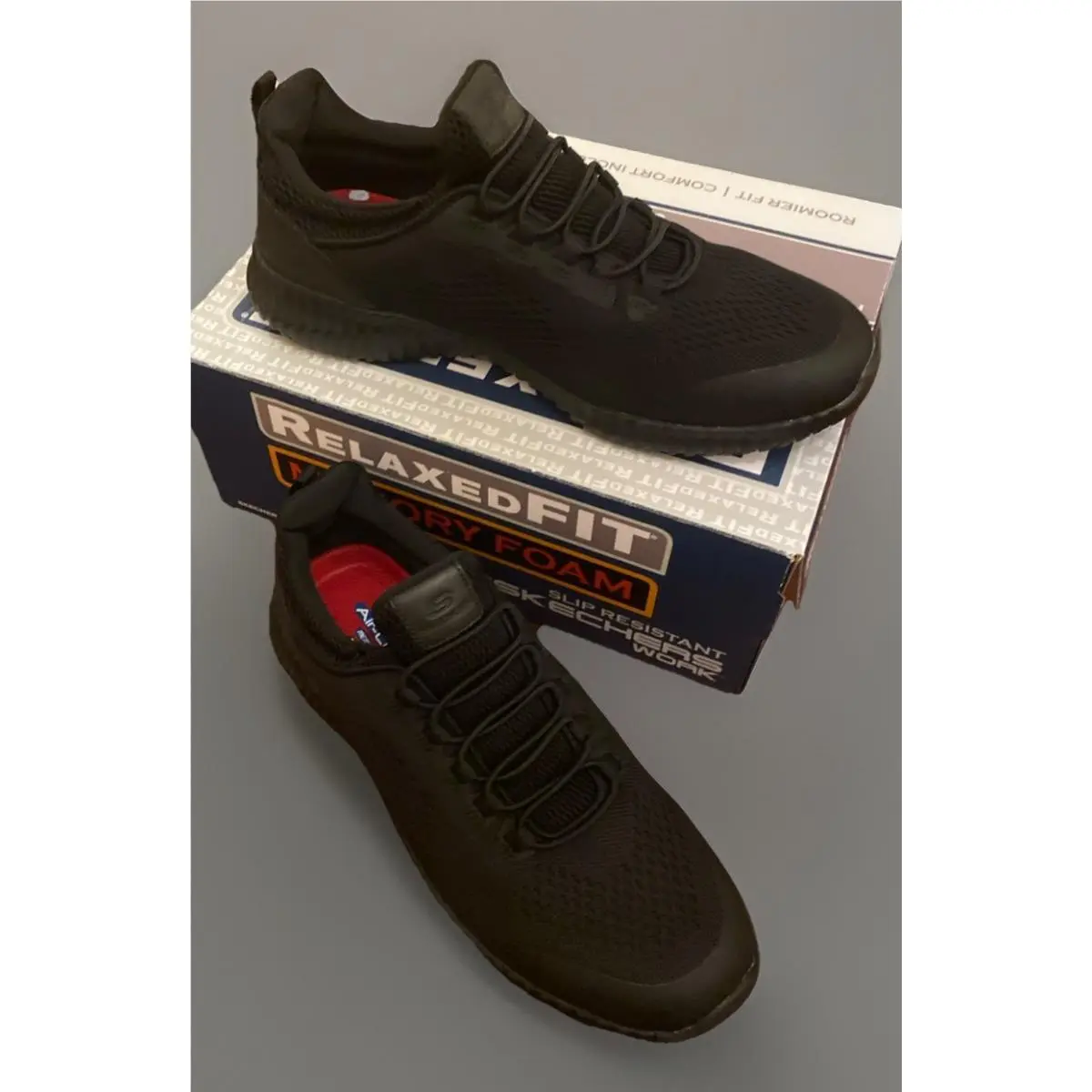 Size 11-Skechers Cessnock Carrboro Women’s Slip Resistant Relax Fit Work Shoes