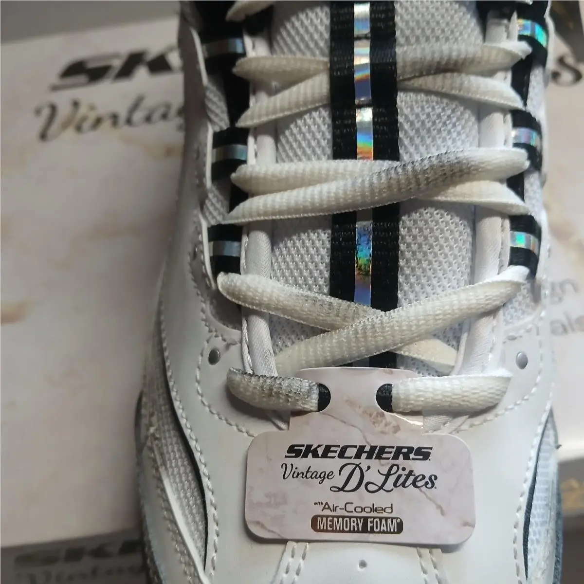 Skechers shoes - Skechers D`Lites Metallic Series - Metallic Series - 150245 - Silver 3