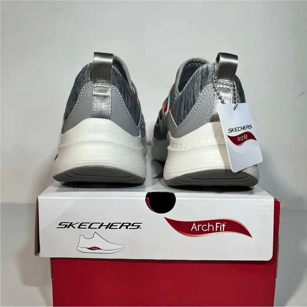 Skechers shoes - Skechers Arch Fit Rainbow View - Gray, Exterior: Gray 3