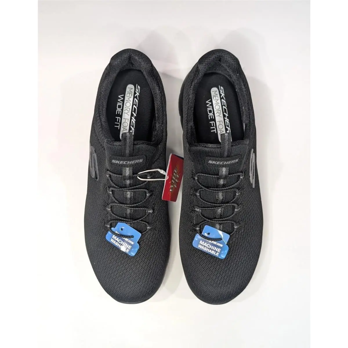 Skechers shoes - SKETCHERS MEMORY FOAM SNIEAKERS - SKETCHERS MEMORY FOAM SNIEAKERS - 150268W - Black 0