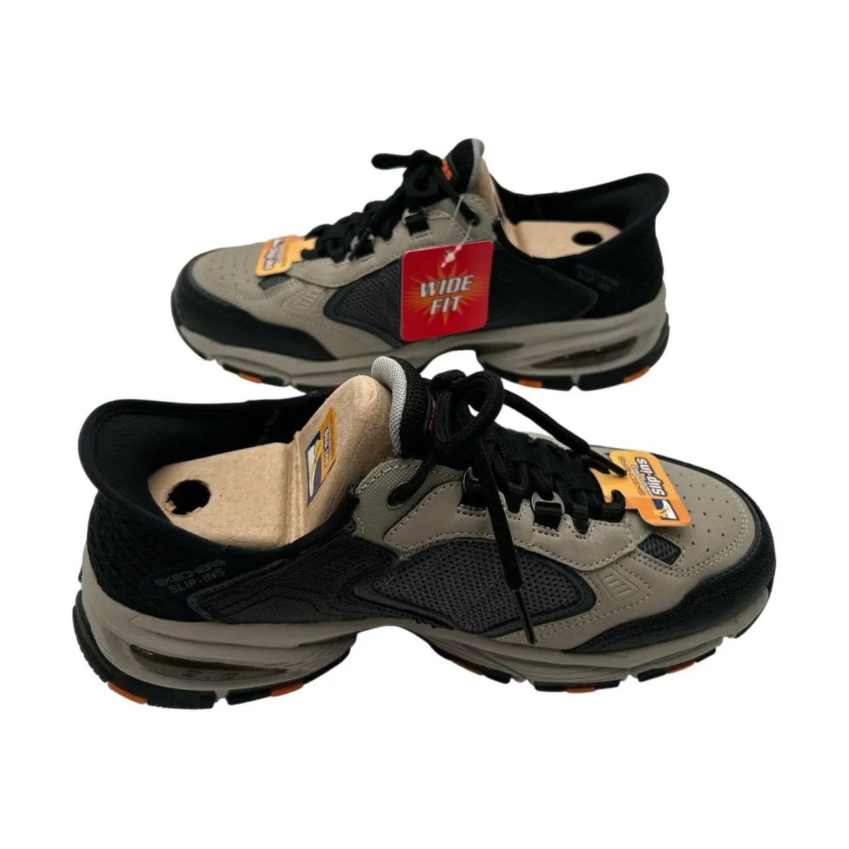 Skechers shoes - Skechers Men`s Vigor 3.0 Training Sneakers - 237445W - Taupe/Black 3