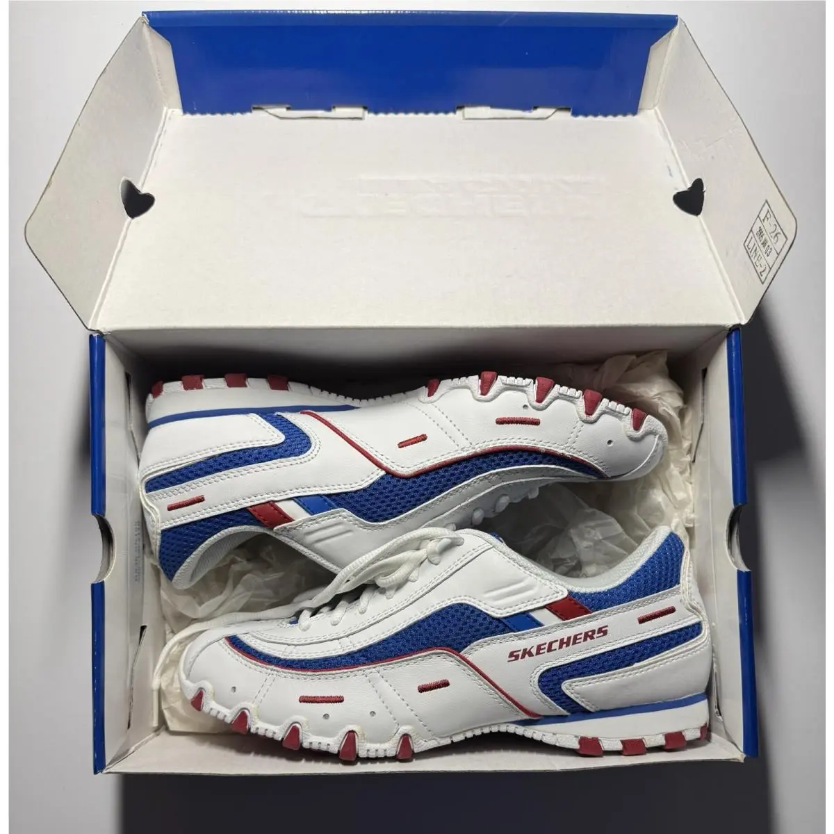 Skechers shoes - Sketchers Active Bikers - Sketchers Active Bikers - 21510/WRY - Red White Blue 0