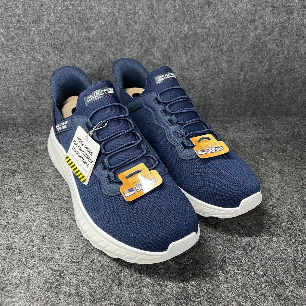 Skechers Bobs Squad Chaos Daily Hype Sneaker Men`s Size US 10 Navy