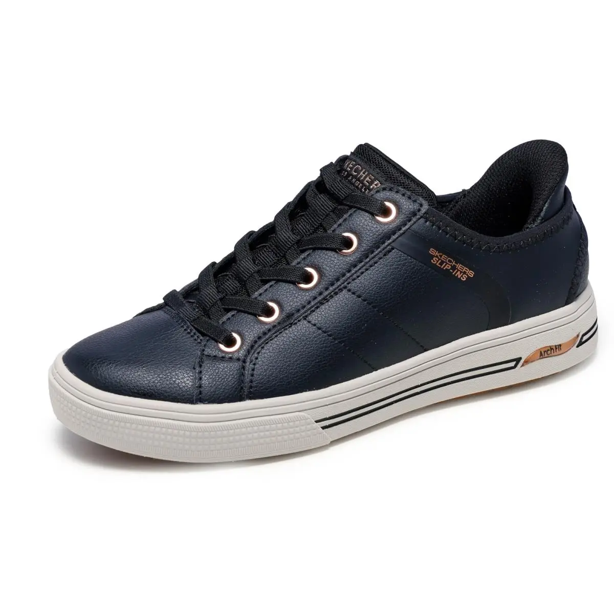 Skechers Street Women`s Arch Fit Arcade - Ease-n Blk 5 M US
