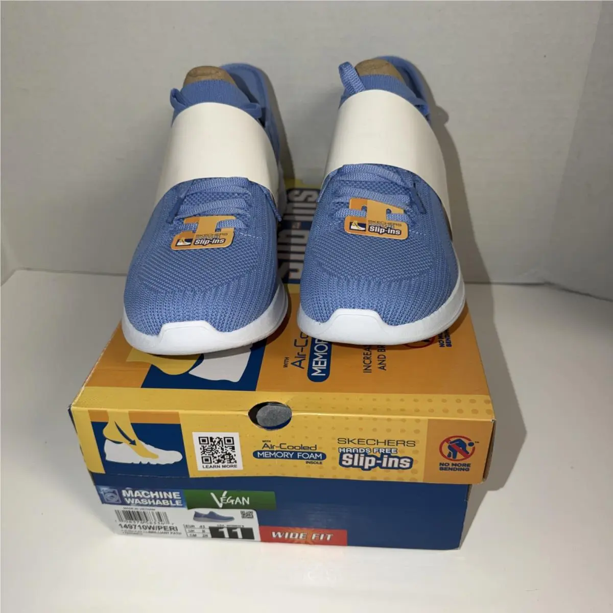 Skechers Women`s Slip-ins Ultra Flex3.0 Brilliant Shoes Blue Size 11W Vegan