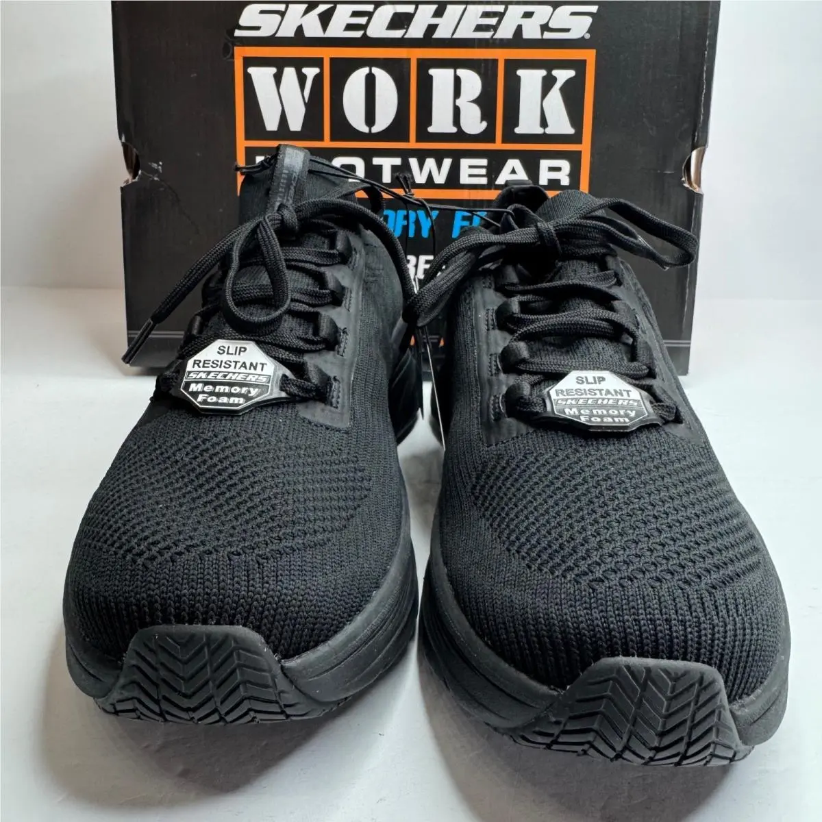 Skechers shoes - Skechers Work Relaxed Fit - Work Relaxed Fit - Black 4