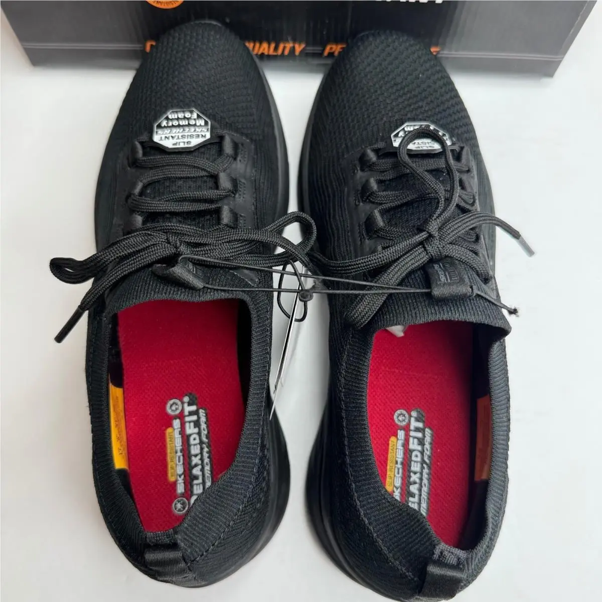 Skechers shoes - Skechers Work Relaxed Fit - Work Relaxed Fit - Black 6