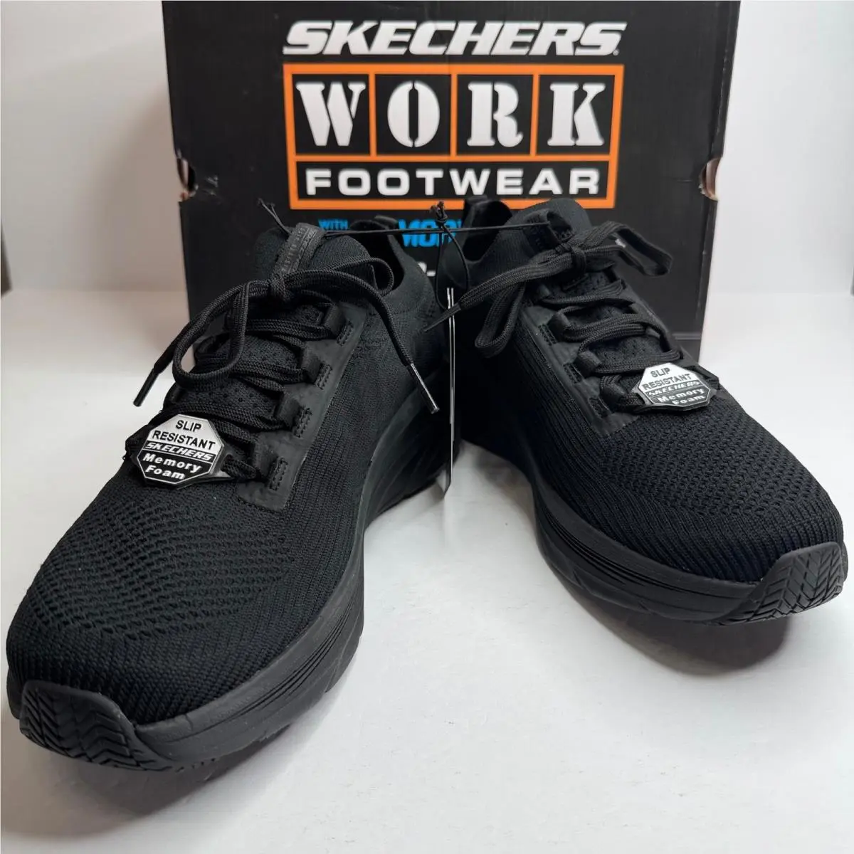 Skechers shoes - Skechers Work Relaxed Fit - Work Relaxed Fit - Black 7
