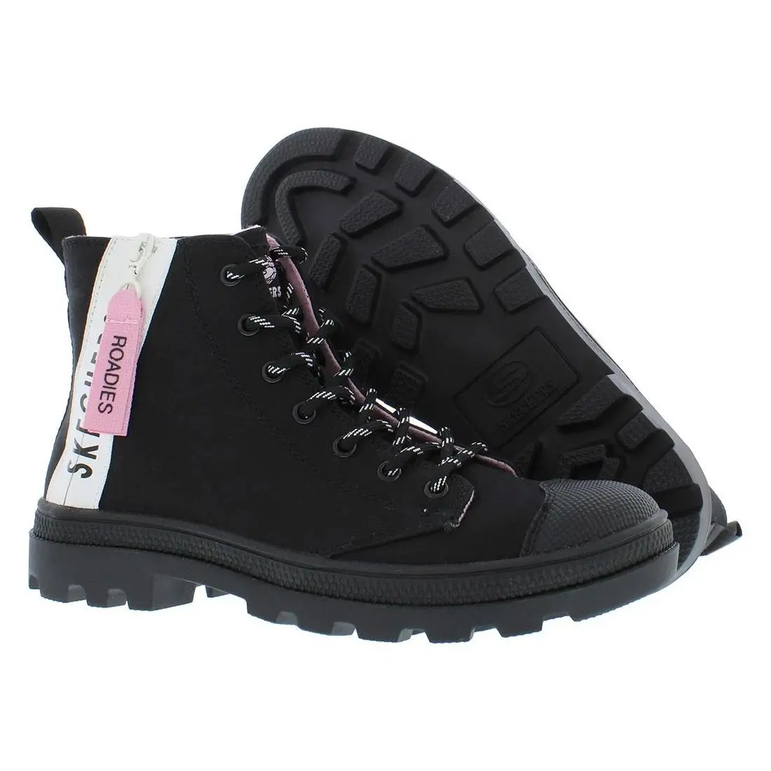 Skechers Women`s Roadies Miss Military 155341/BBK Sz 5