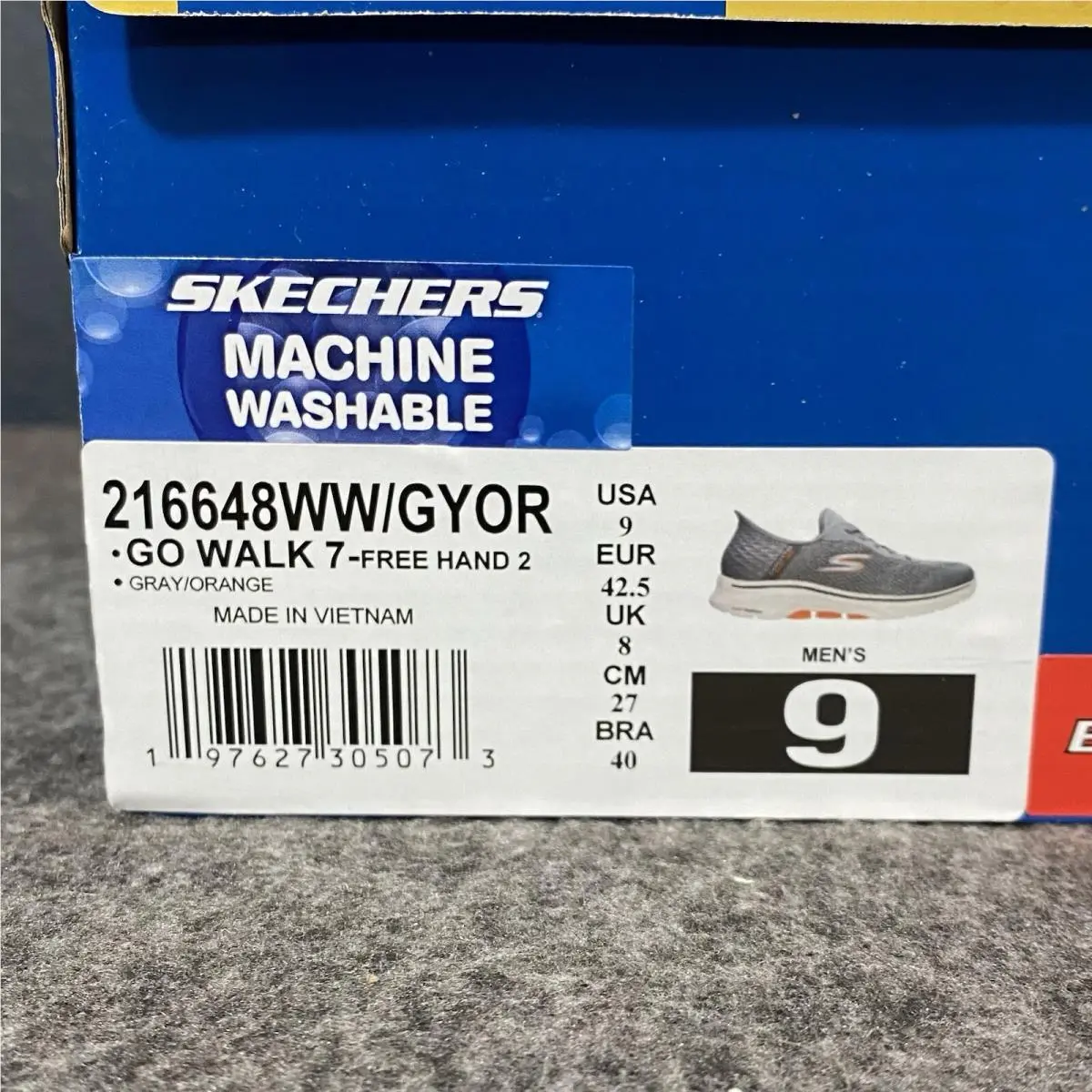 Skechers shoes - Skechers Go Walk 7 Slip-Ins - 216648WW - Gray 10