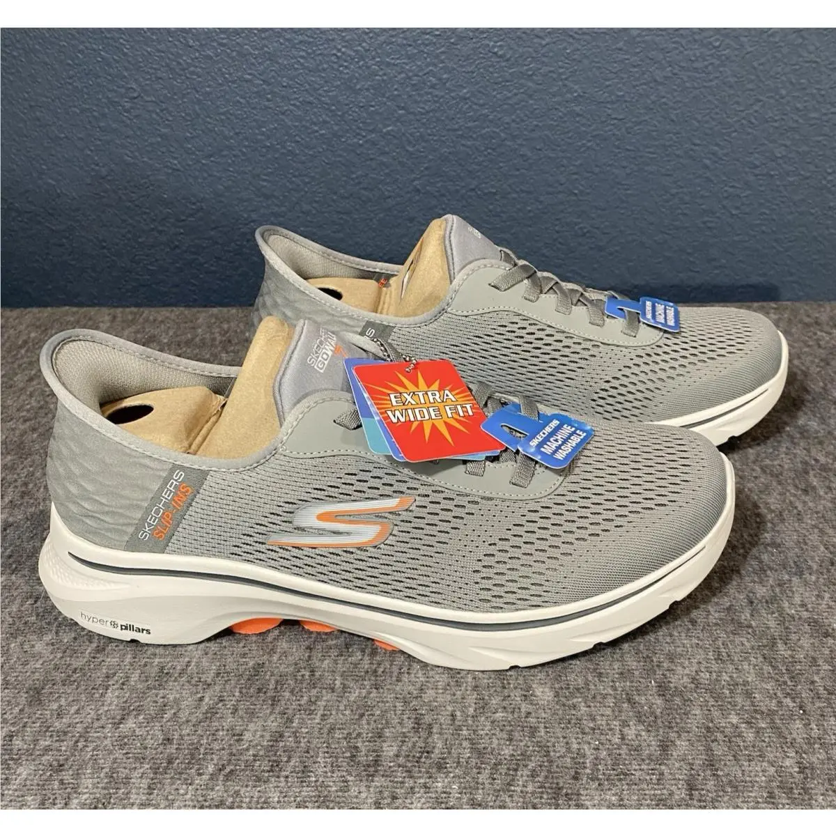 Skechers shoes - Skechers Go Walk 7 Slip-Ins - 216648WW - Gray 0