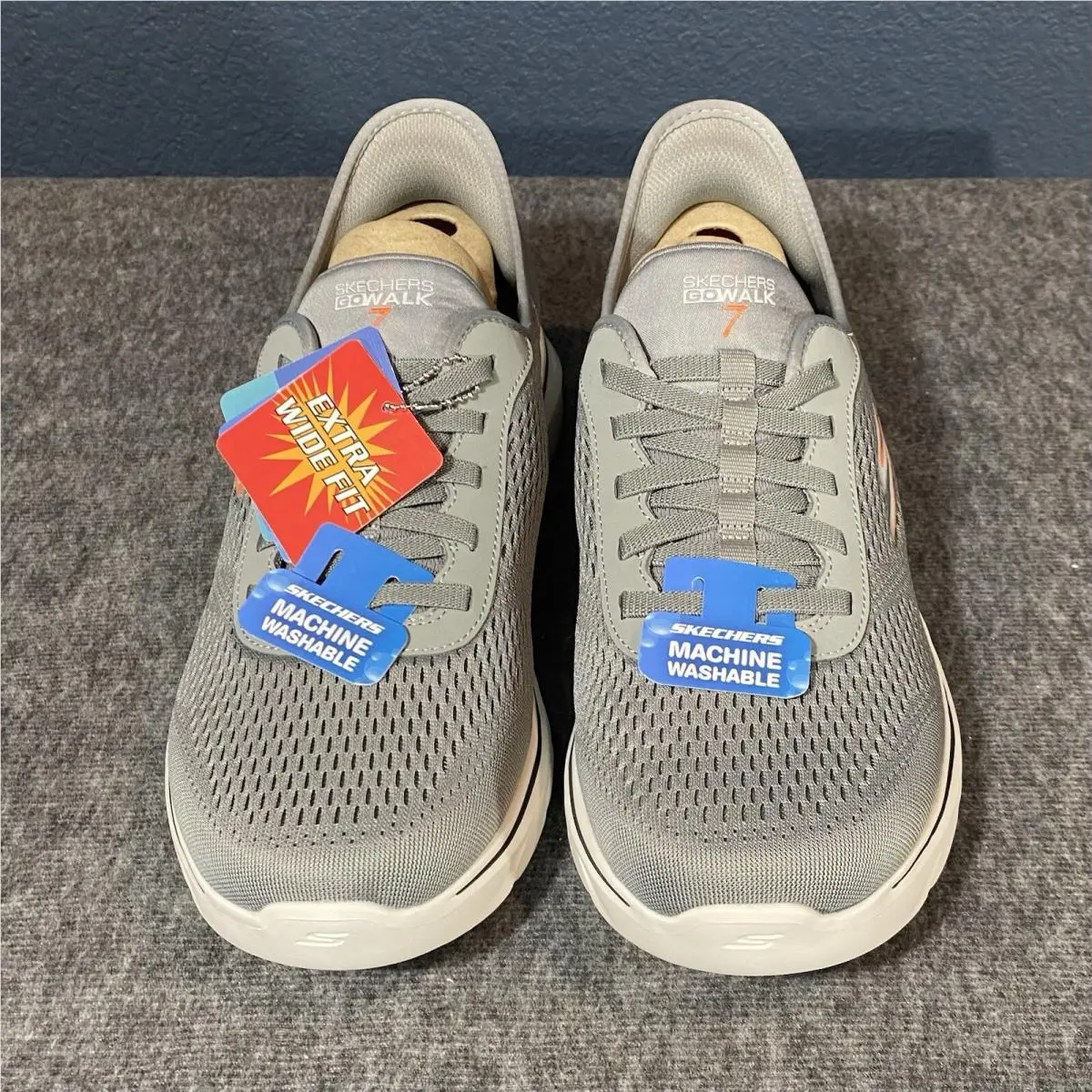 Skechers shoes - Skechers Go Walk 7 Slip-Ins - 216648WW - Gray 1
