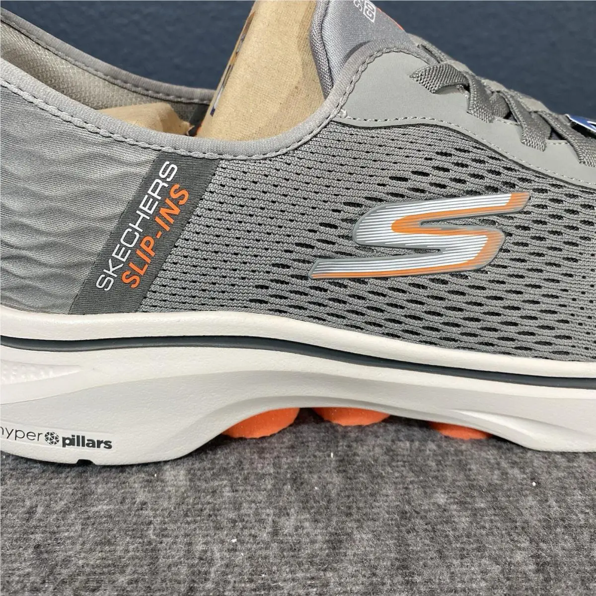 Skechers shoes - Skechers Go Walk 7 Slip-Ins - 216648WW - Gray 4