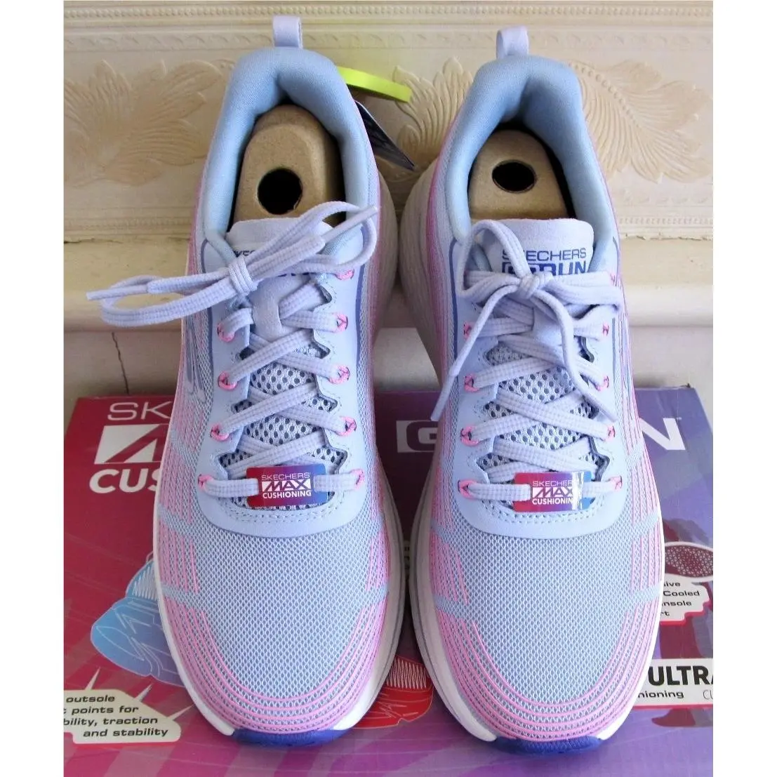 Skechers shoes - Skechers Go Run Max - Run Max - 129600 - Blue (UPC: 196989301334) 2