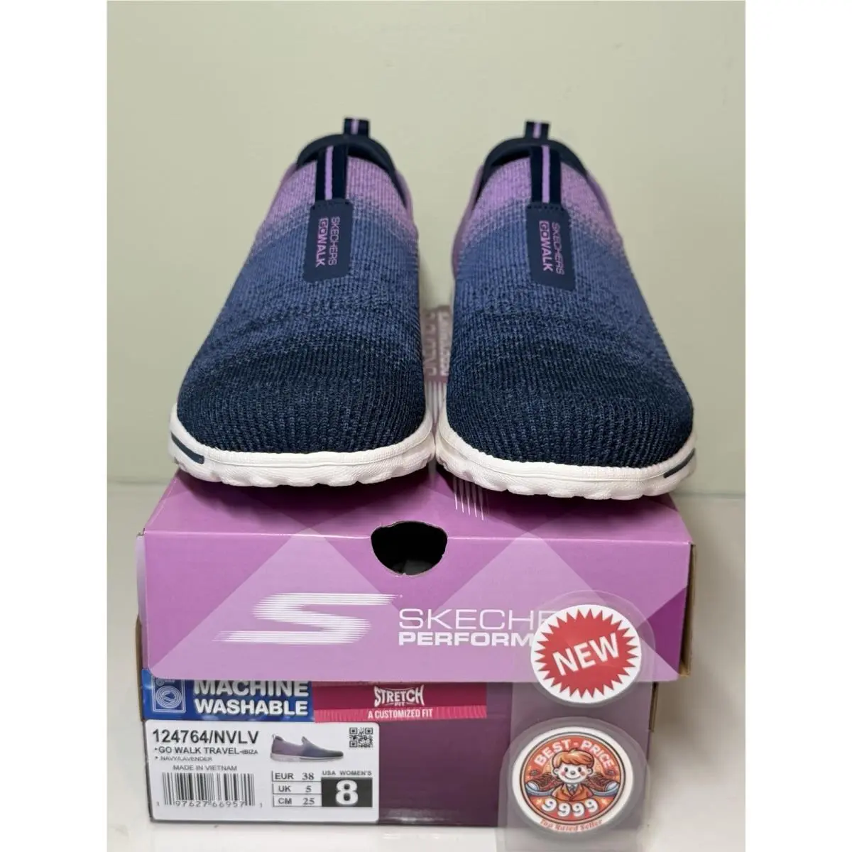 Skechers shoes - 124764/NVLV - Ibiza - Navy/ Lavender 1