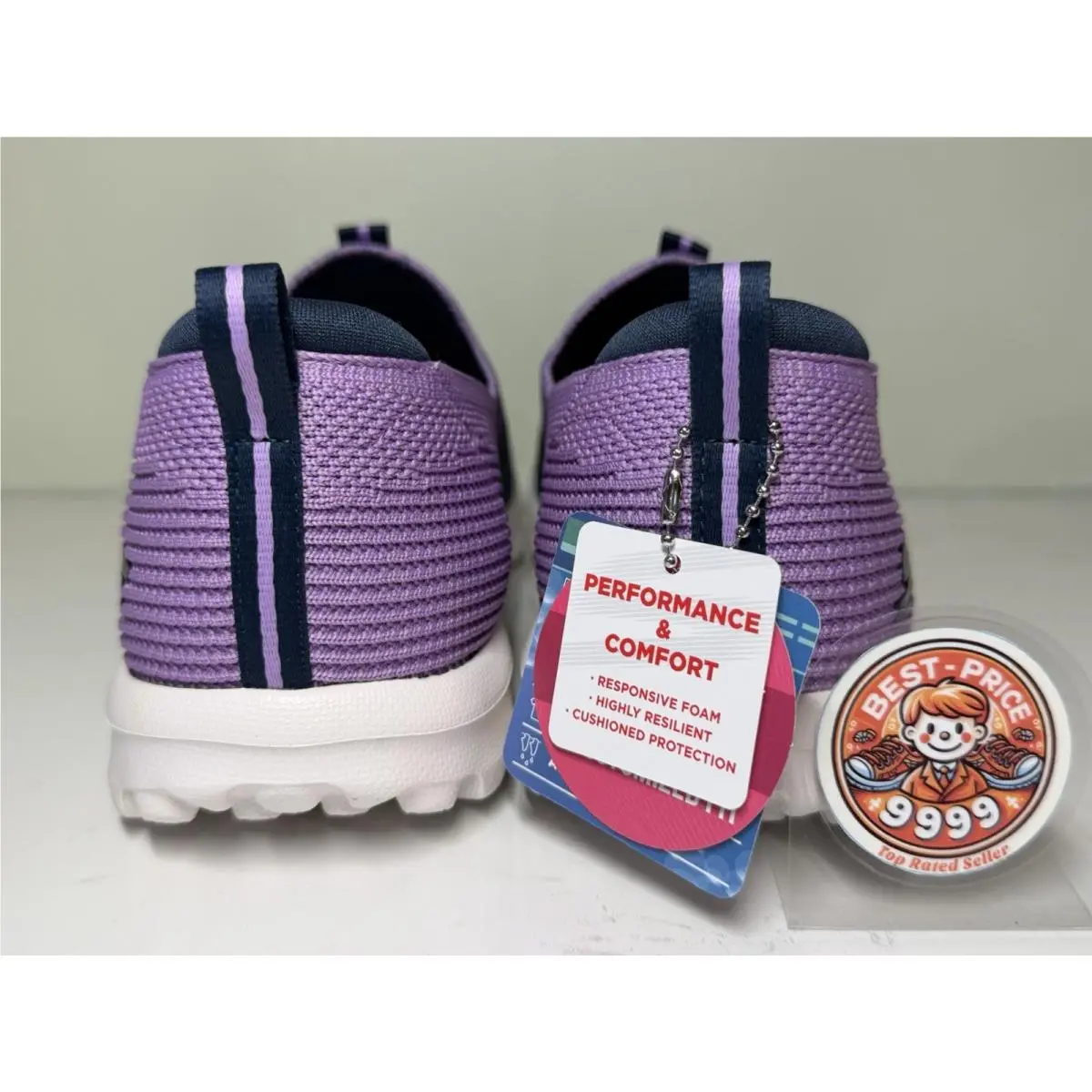 Skechers shoes - 124764/NVLV - Ibiza - Navy/ Lavender 2