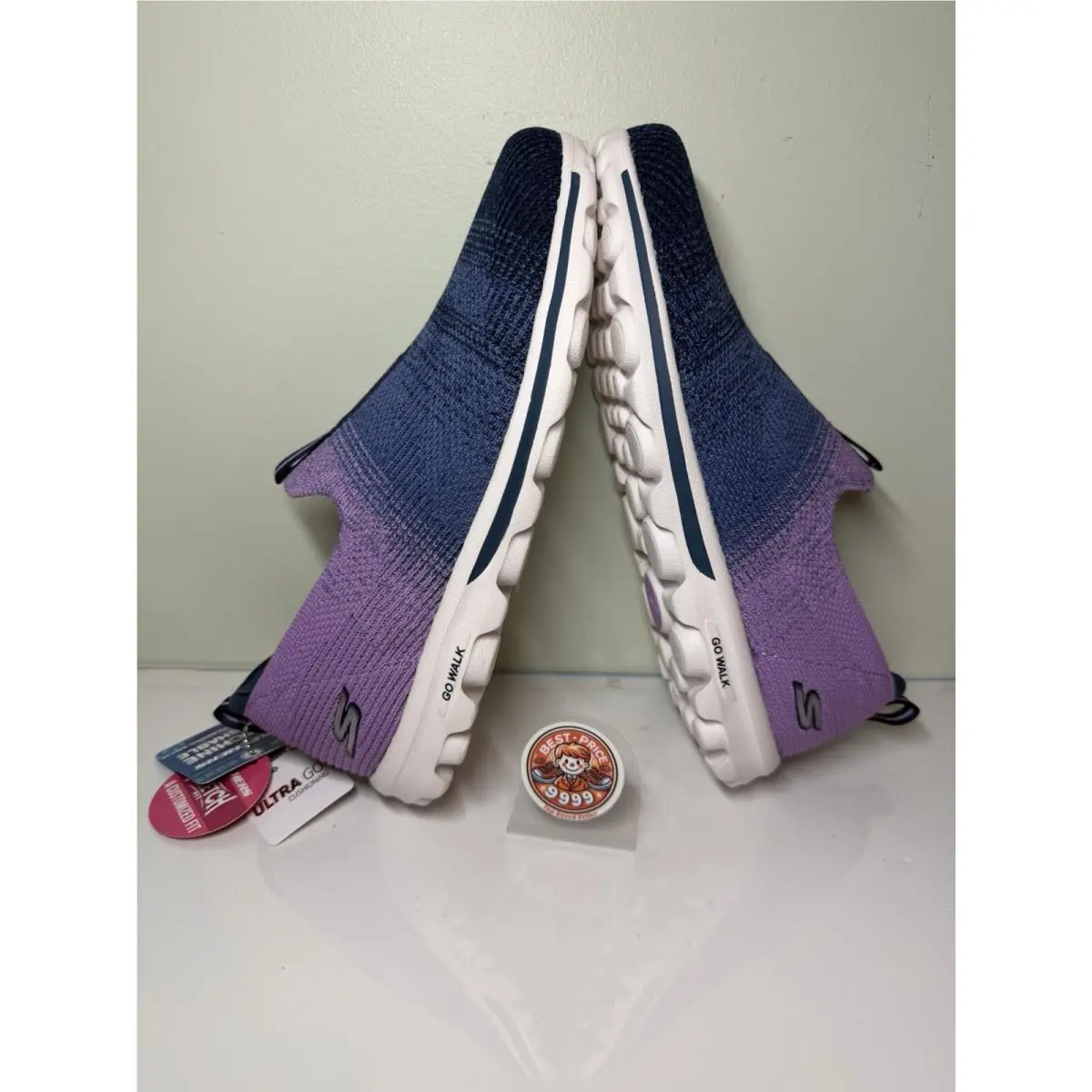 Skechers shoes - 124764/NVLV - Ibiza - Navy/ Lavender 4