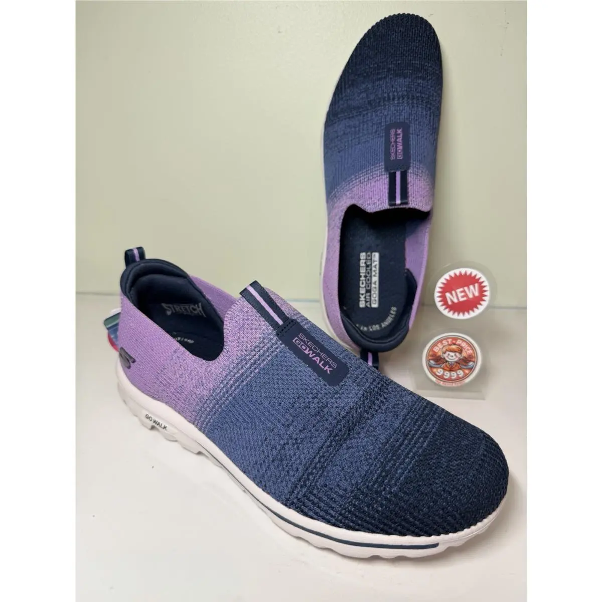 Skechers shoes - 124764/NVLV - Ibiza - Navy/ Lavender 5
