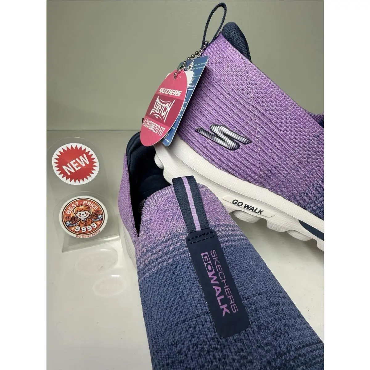 Skechers shoes - 124764/NVLV - Ibiza - Navy/ Lavender 6