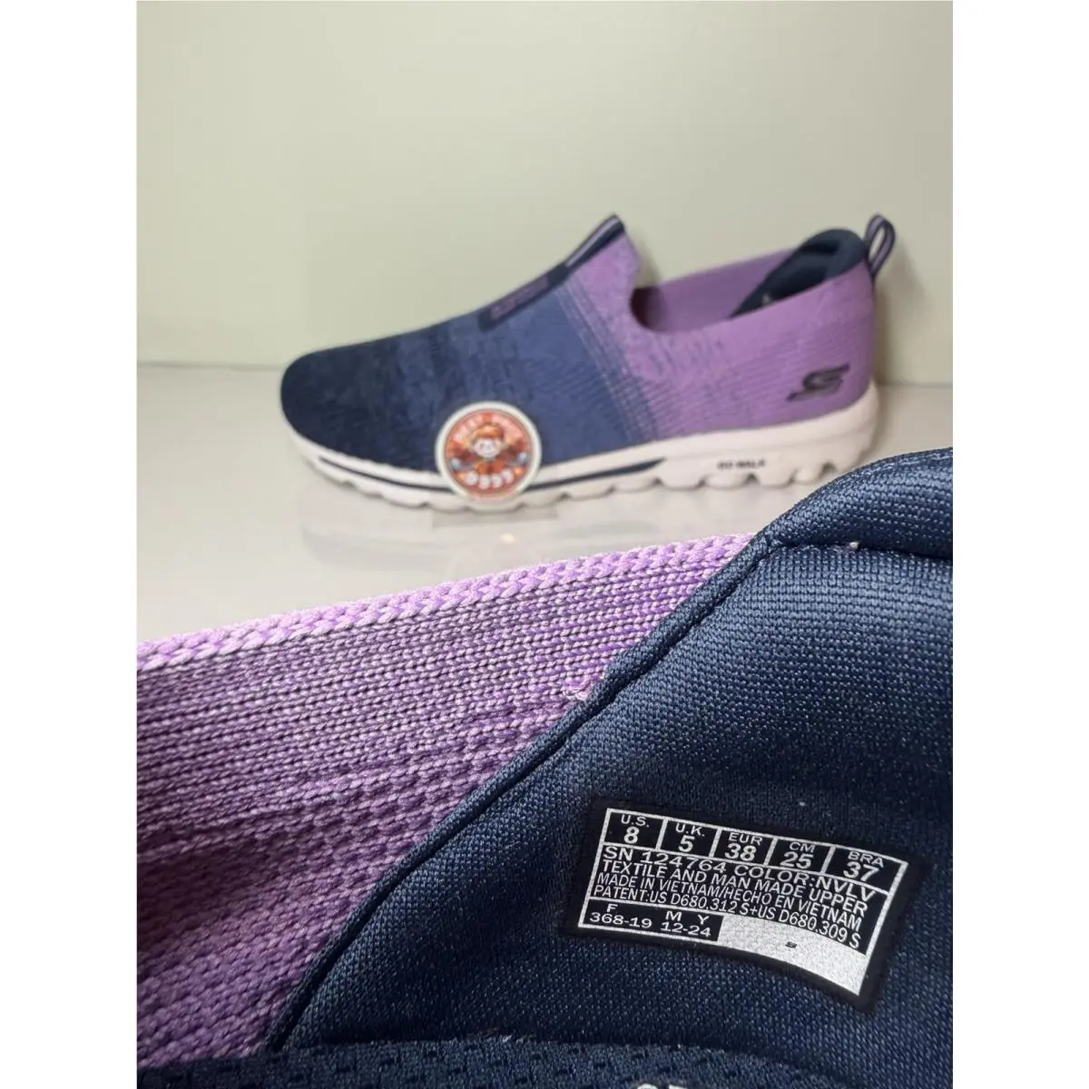 Skechers shoes - 124764/NVLV - Ibiza - Navy/ Lavender 7