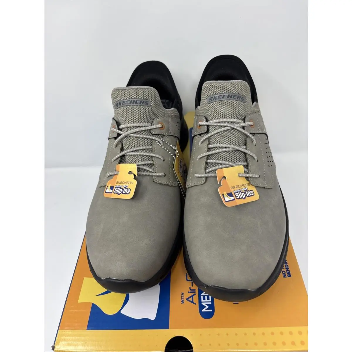 Skechers Slade-macklin Size 9.5 Cement 210890 Cmnt-nwb