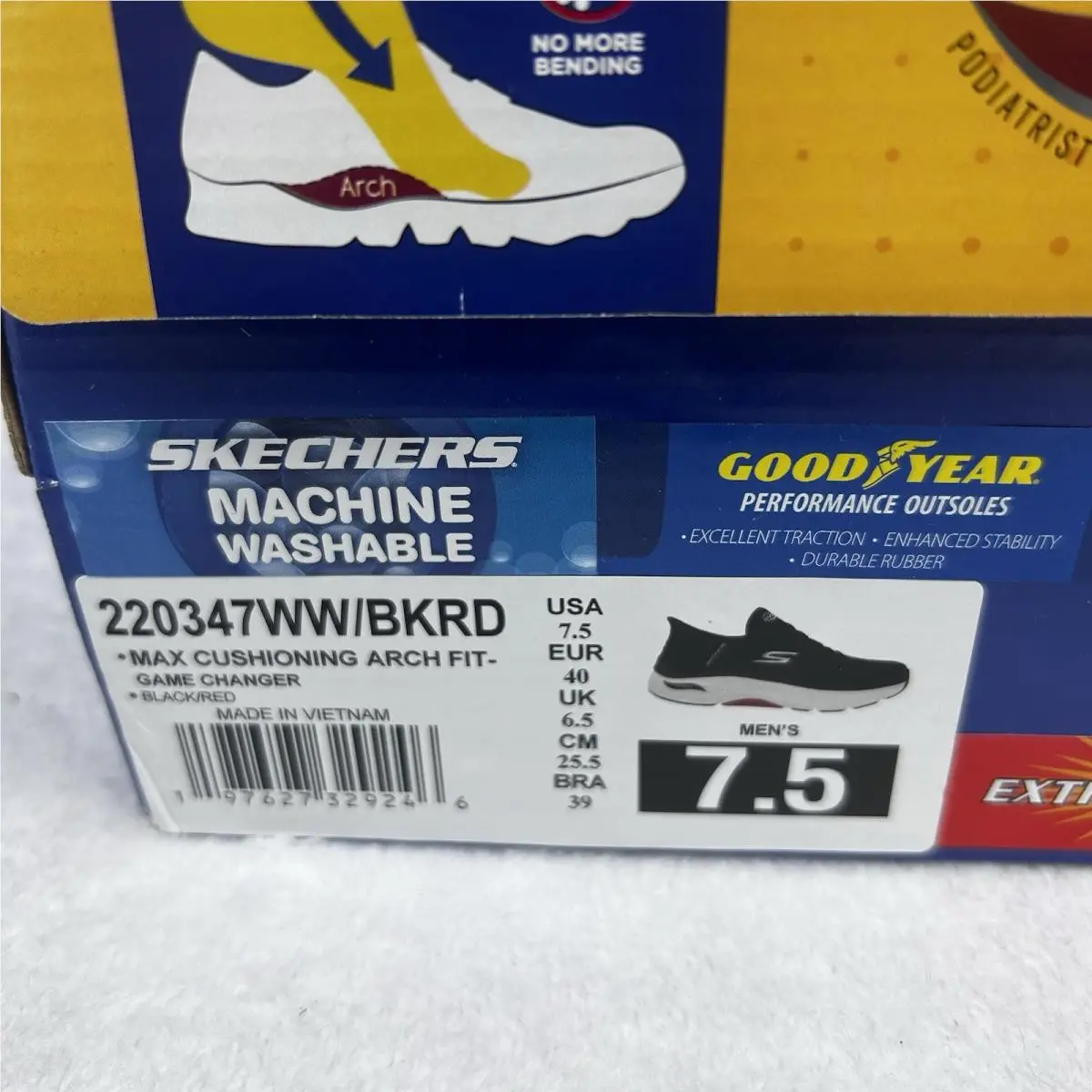 Skechers shoes - Max Cushioning Arch Fit - Game - 220347WW - Black (UPC: 0197627329246) 9