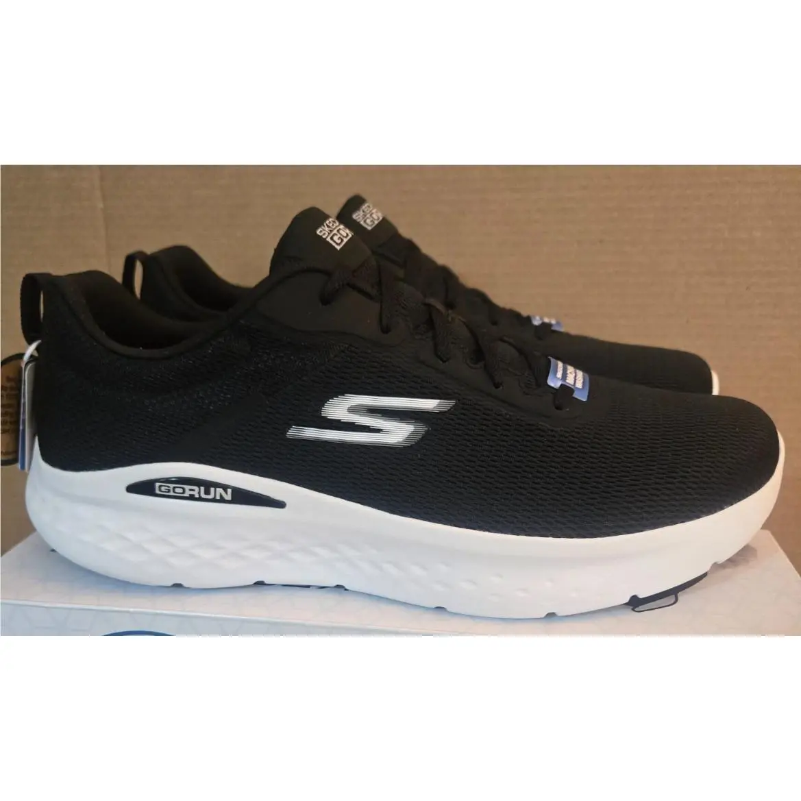 Skechers shoes - Skechers Go Run Lite-Quick Stride - 220893 - Black/White (UPC: 196642751254) 1