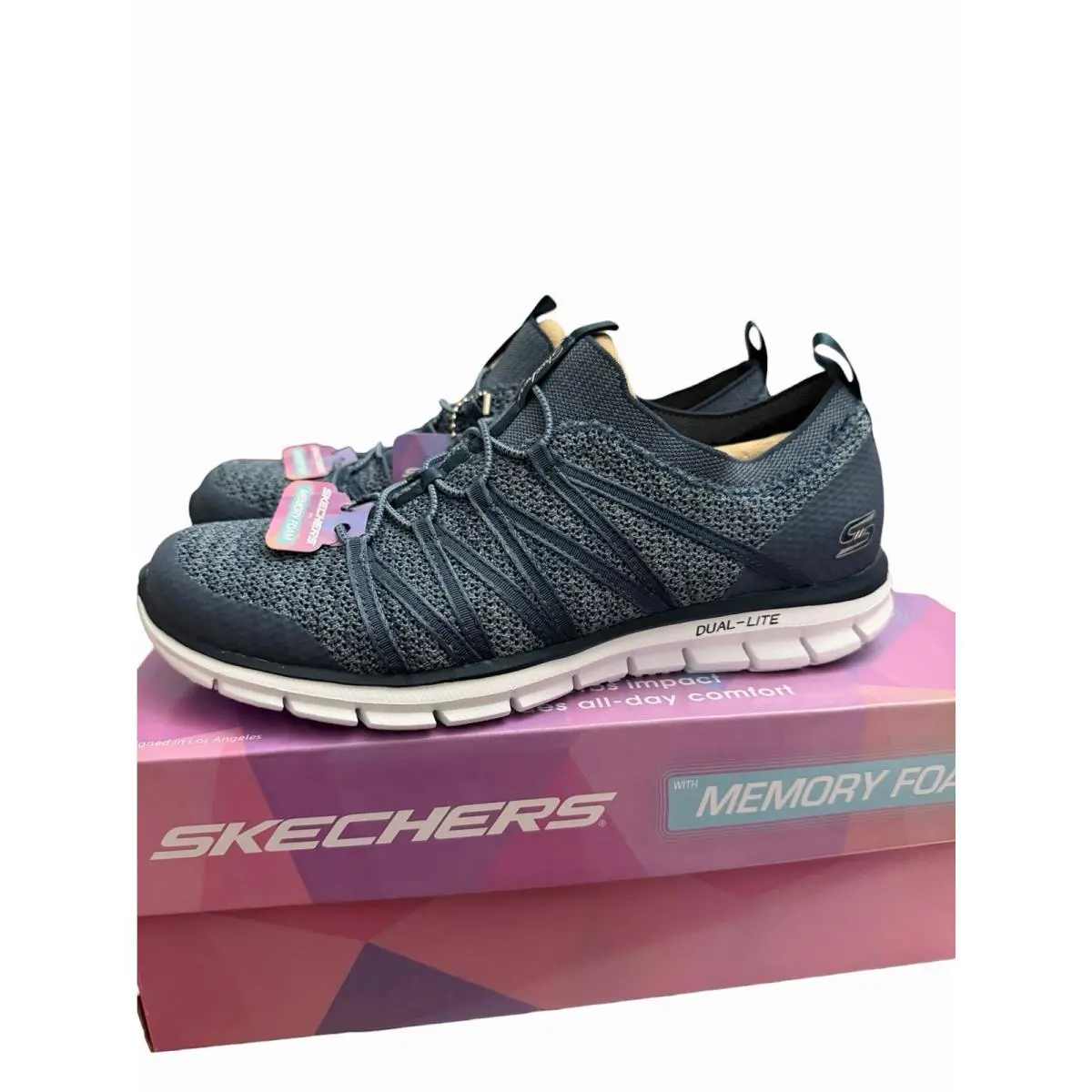 Skechers shoes - Skechers Memory Foam - Memory Foam - 22874 - Blue (UPC: 193113261854) 9