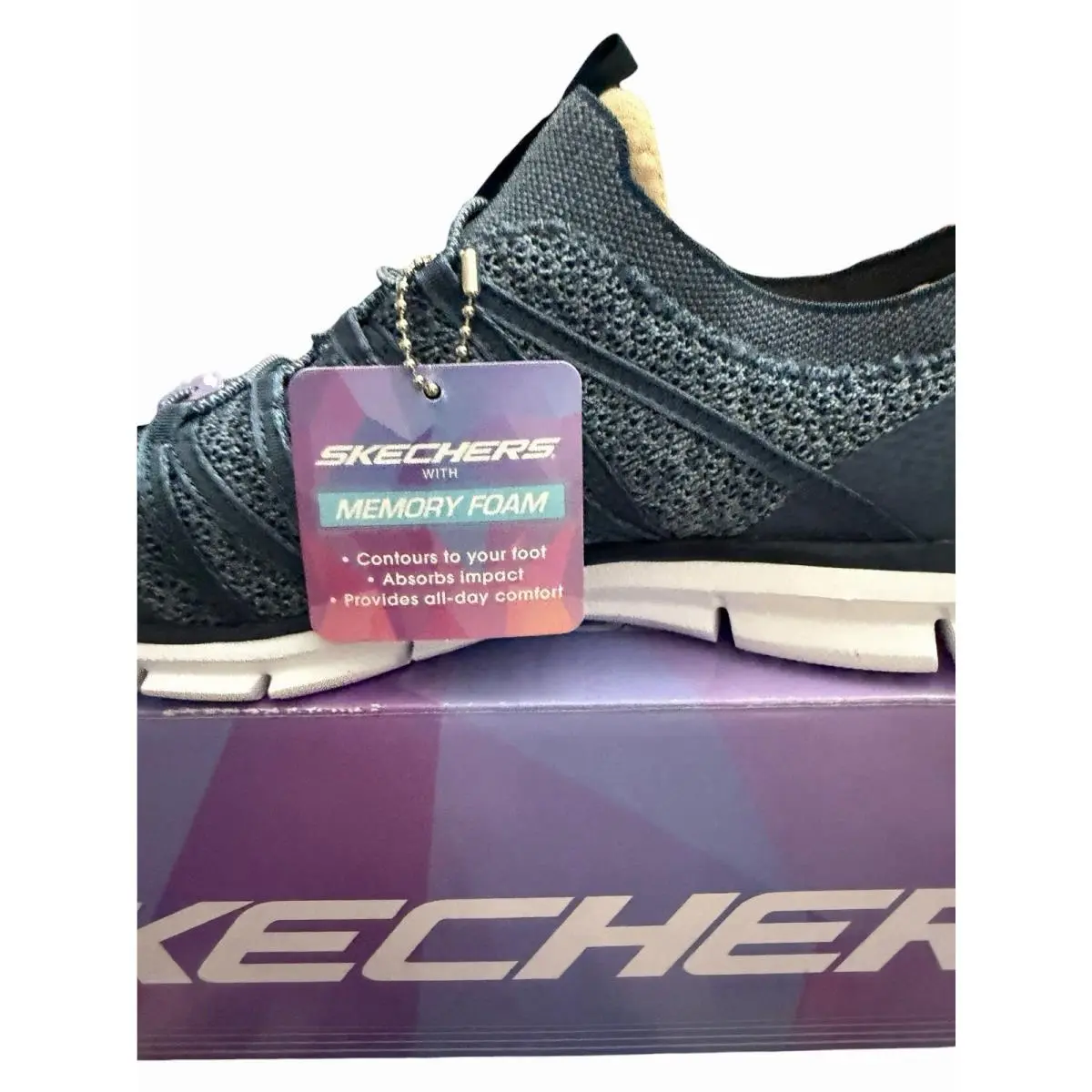 Skechers shoes - Skechers Memory Foam - Memory Foam - 22874 - Blue (UPC: 193113261854) 0