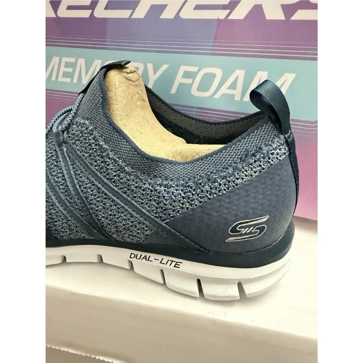 Skechers shoes - Skechers Memory Foam - Memory Foam - 22874 - Blue (UPC: 193113261854) 4