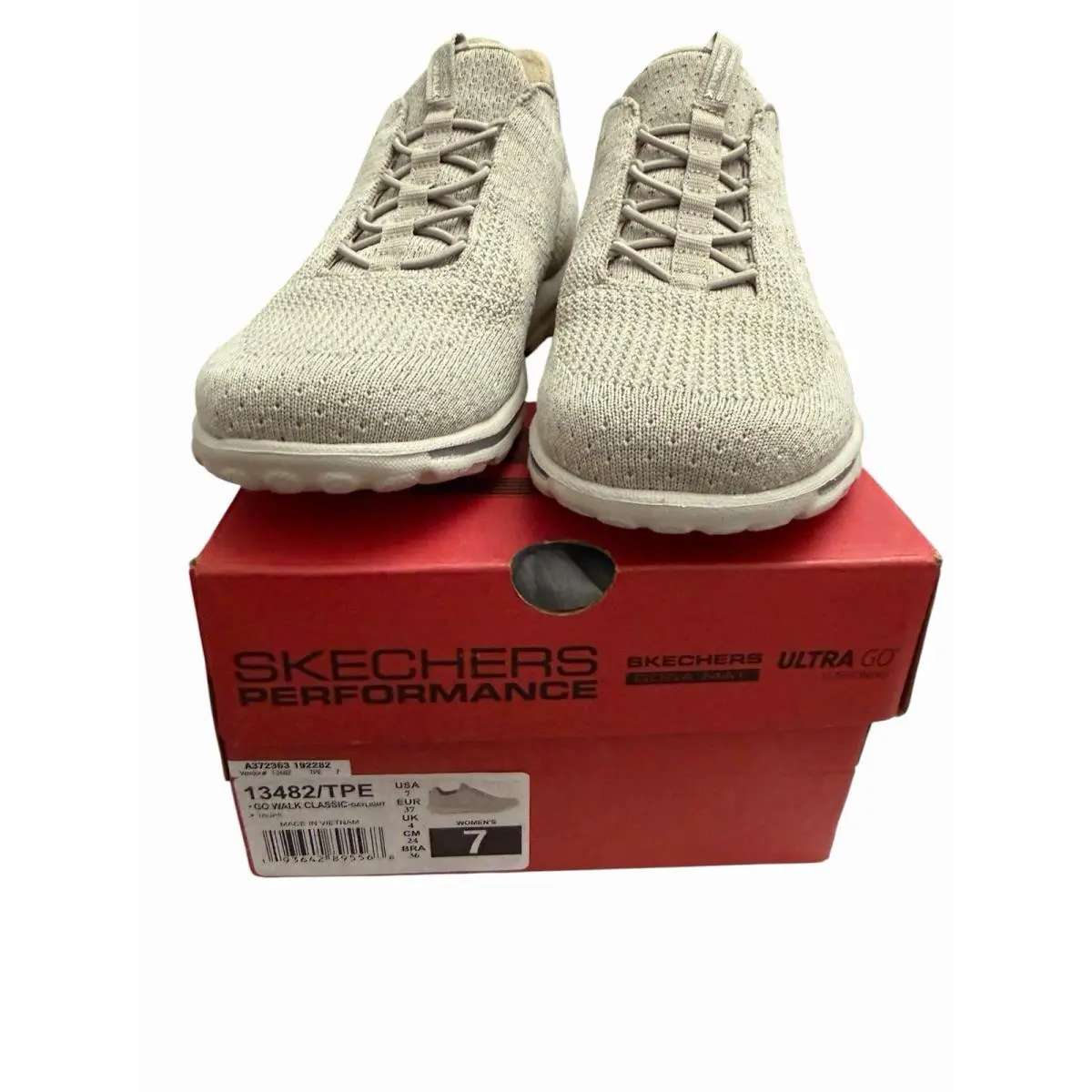 Skechers shoes - Skechers Go Walk - Walk - 13482 - Beige (UPC: 193642895568) 1