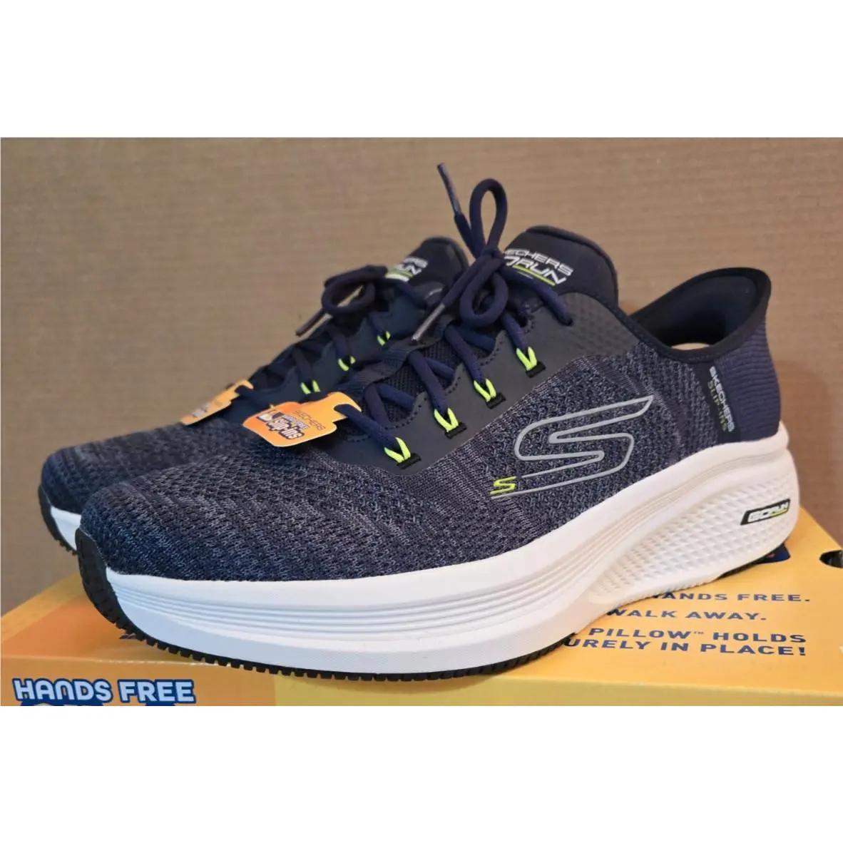 Skechers Men`s Hands Free Slip-ins: Go Run Elevate 2.0 Size 10 Navy 220852