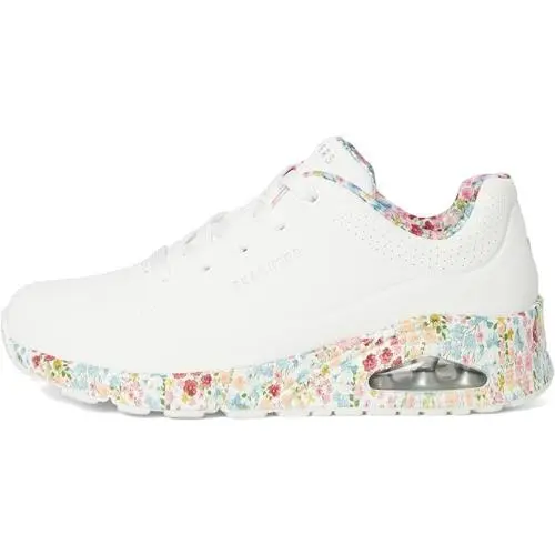 Skechers Uno Majestic Garden Women’s Sneakers Size 11 White Multi Floral Air