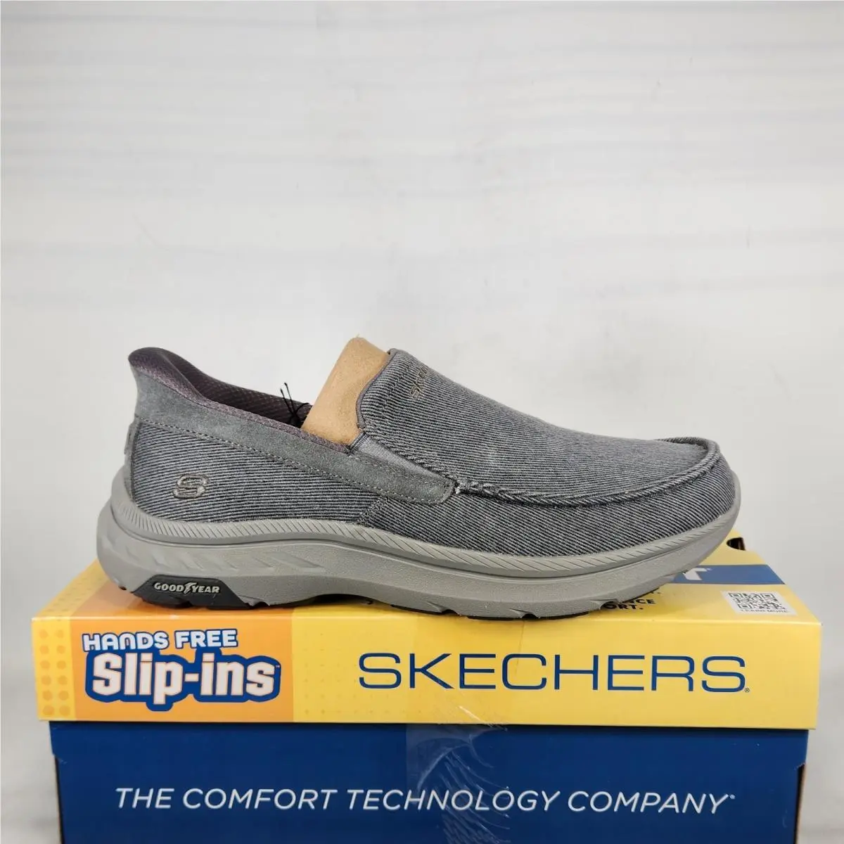 10 Men - Skechers Pollard Reed - Charcoal - Hands Free Slip ON