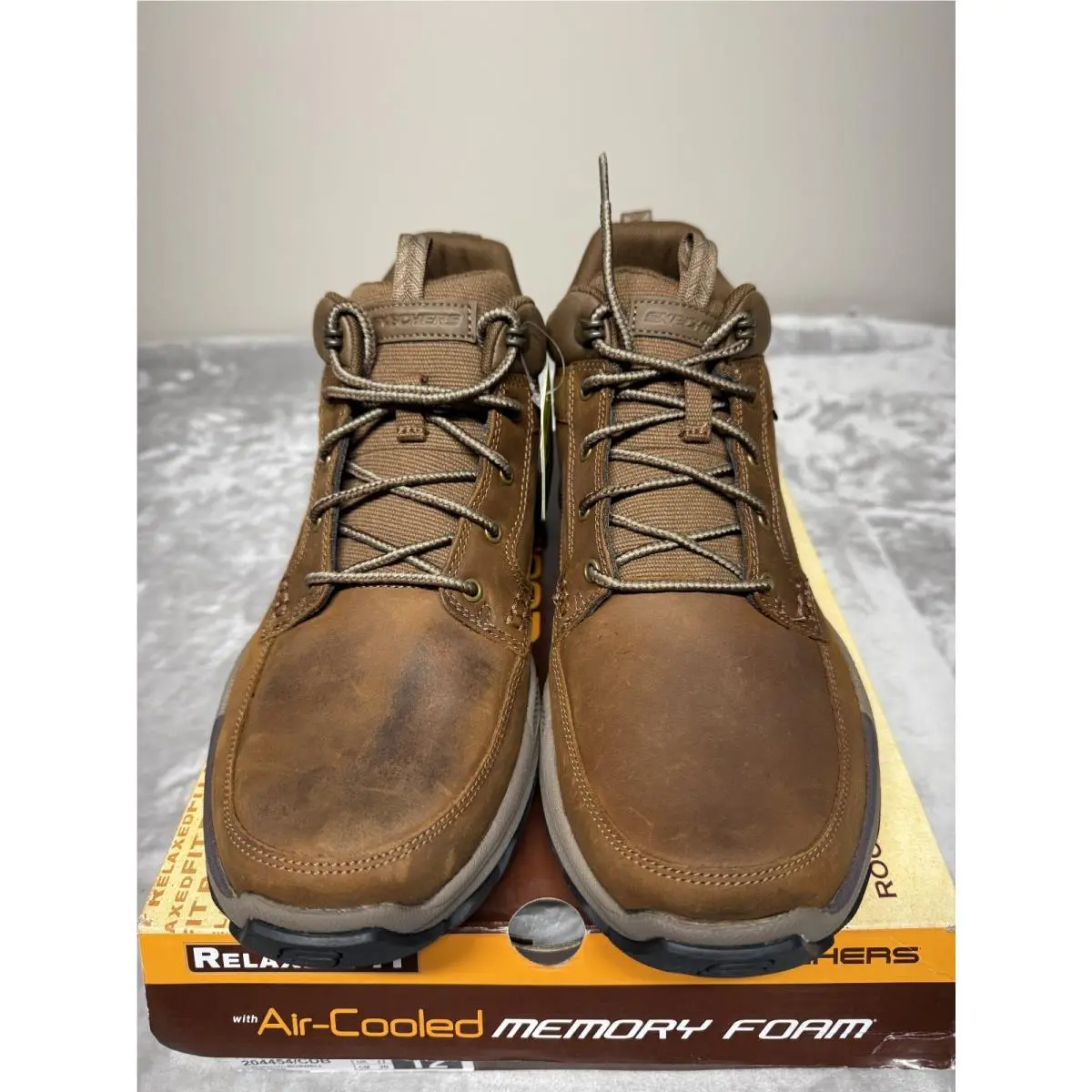 Skechers shoes - SKECHERS Relaxed Fit Respected - Relaxed Fit Respected - Dark Brown 0
