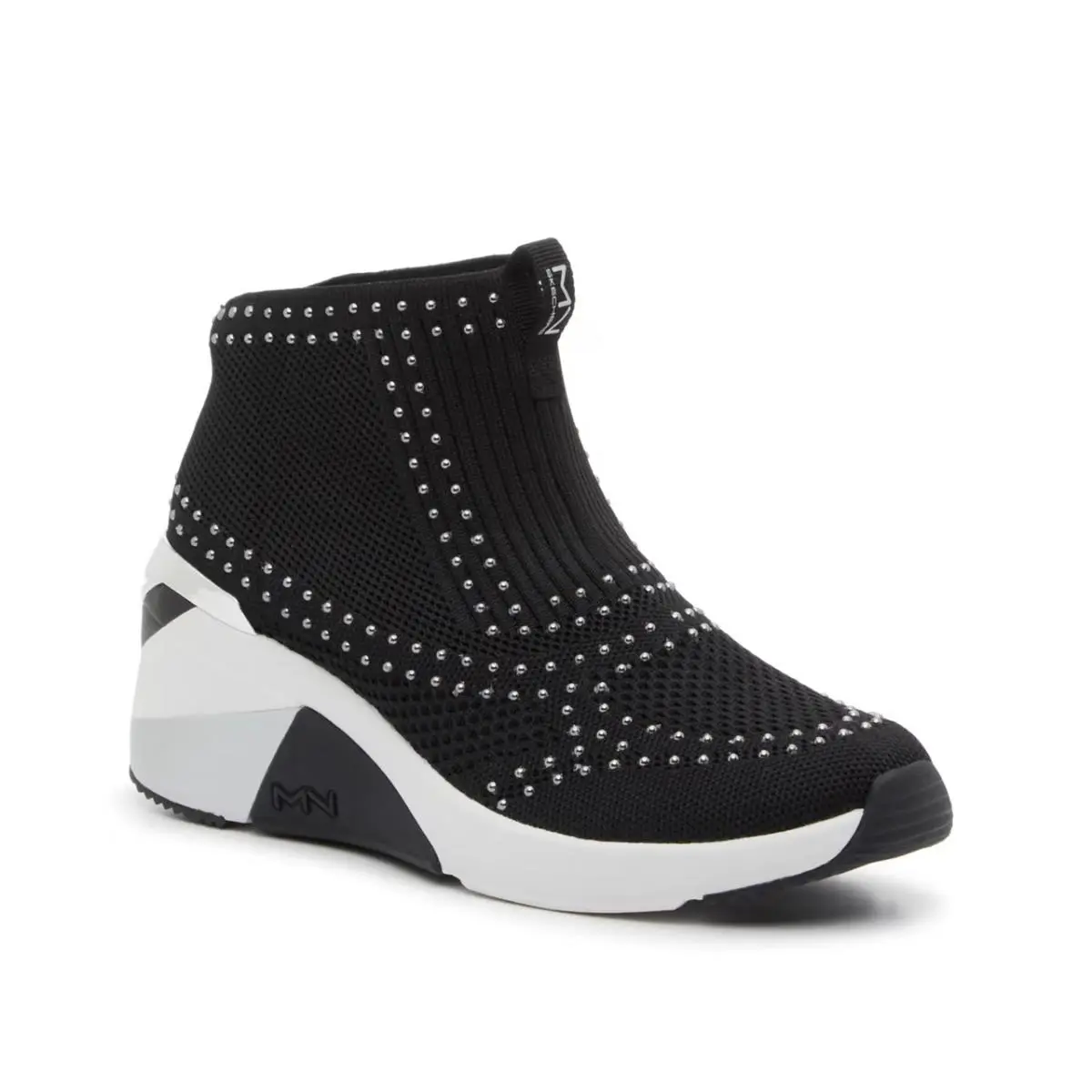 Skechers x Mark Mason 177737 A Wedge Casual Shoes Lulee Black Women`s 7.5 M