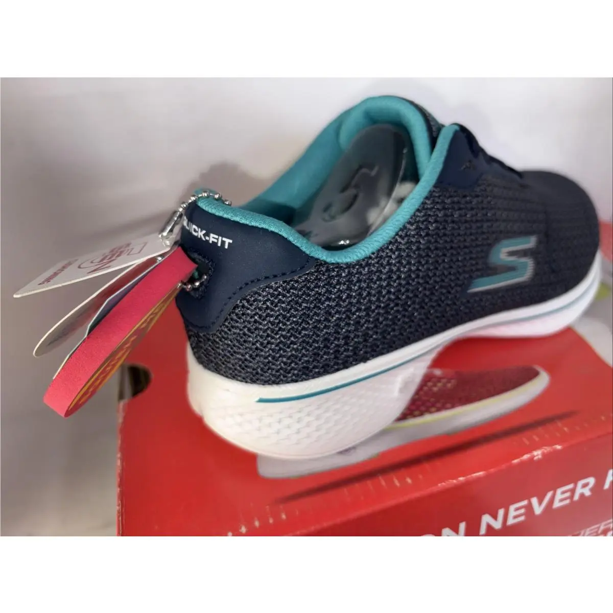 Skechers shoes - Skechers NVTL GO WALK-GLORIFY - NVTL - 14175 NVTL - Navy / TEAL 4