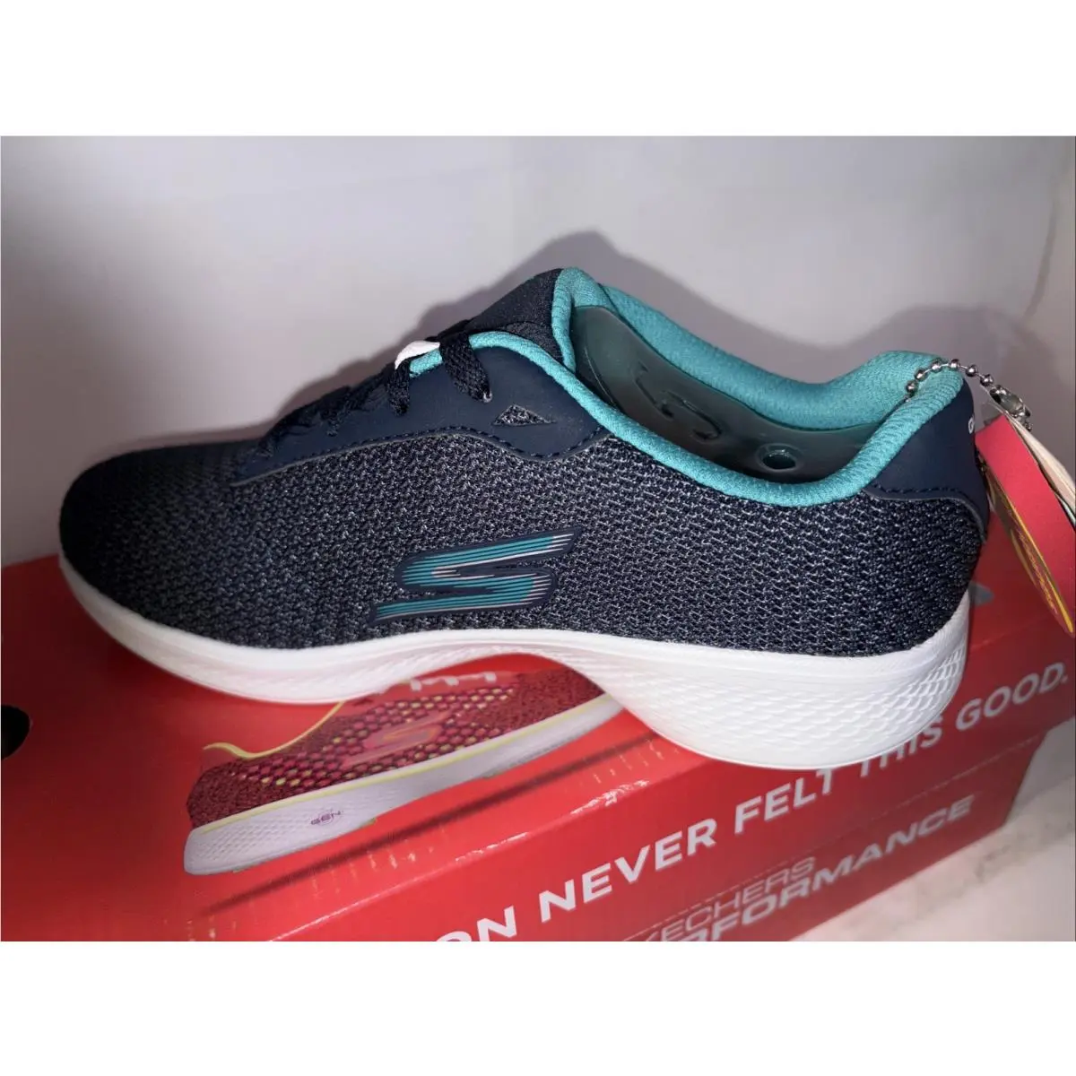 Skechers shoes - Skechers NVTL GO WALK-GLORIFY - NVTL - 14175 NVTL - Navy / TEAL 1
