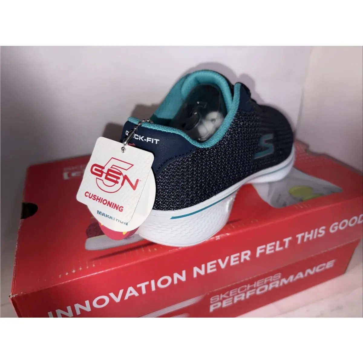 Skechers shoes - Skechers NVTL GO WALK-GLORIFY - NVTL - 14175 NVTL - Navy / TEAL 2