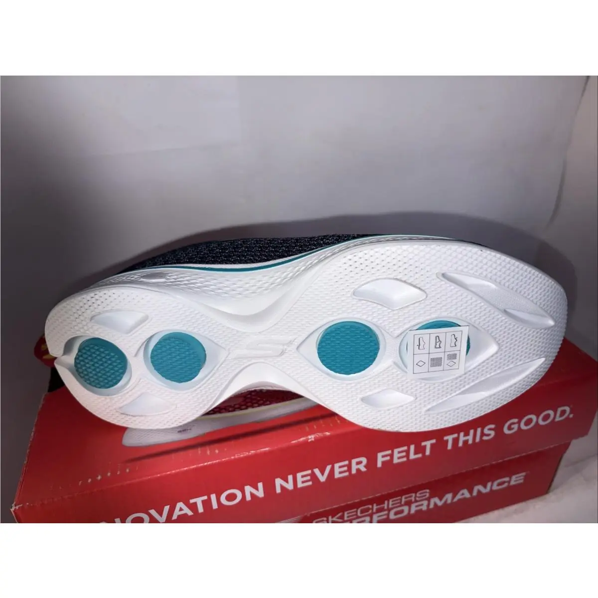 Skechers shoes - Skechers NVTL GO WALK-GLORIFY - NVTL - 14175 NVTL - Navy / TEAL 5