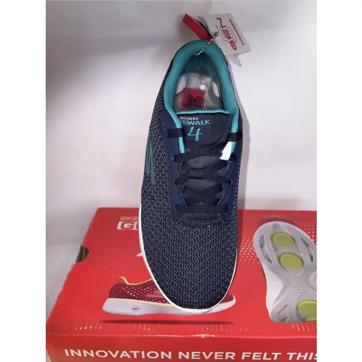 Skechers shoes - Skechers NVTL GO WALK-GLORIFY - NVTL - 14175 NVTL - Navy / TEAL 7