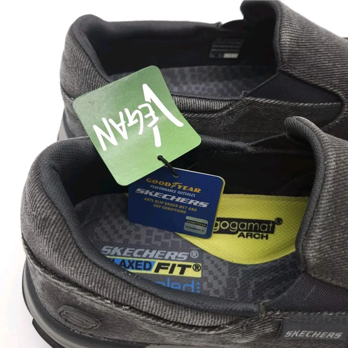 Skechers shoes - Respected Fallston - Respected Fallston - Charcoal (UPC: 194880918873) 3
