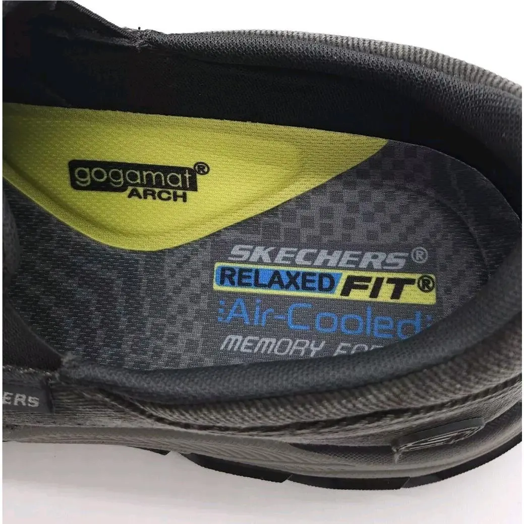 Skechers shoes - Respected Fallston - Respected Fallston - Charcoal (UPC: 194880918873) 5
