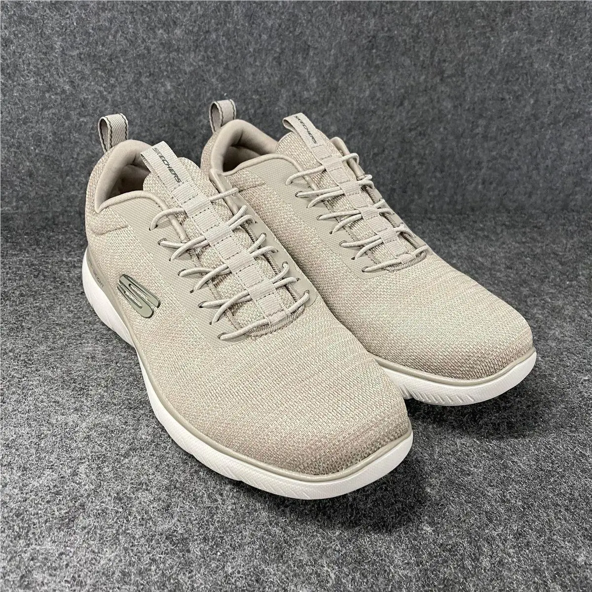 Skechers Summit - Sorenz Running Shoes Men`s Size 9 Taupe/olive 23269