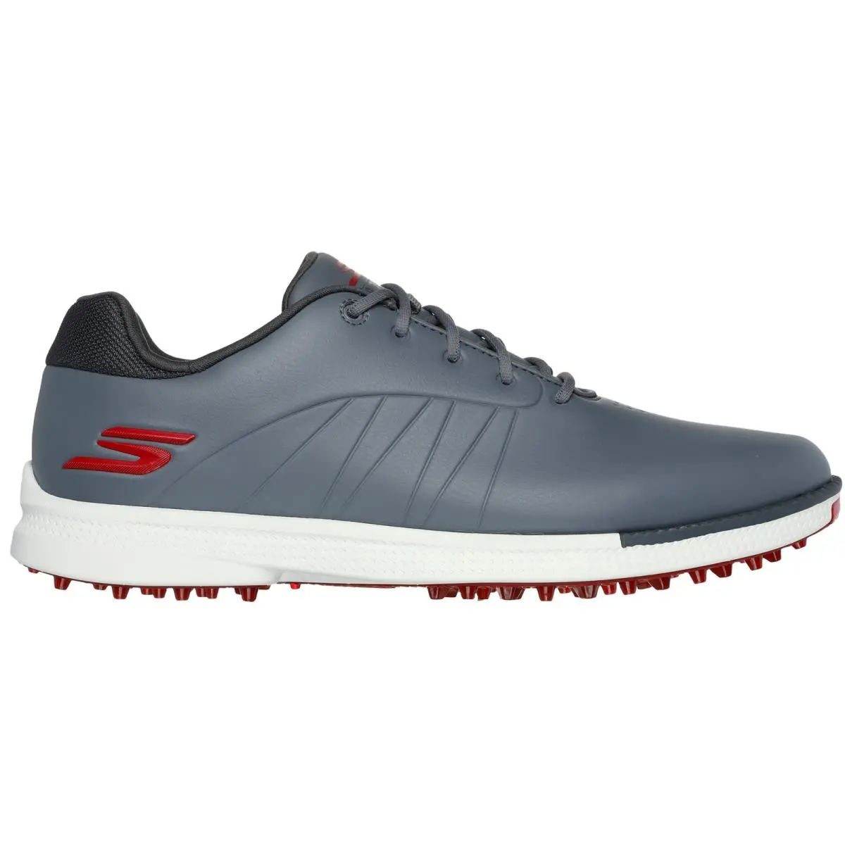 Skechers Go Golf Tempo GF 214099-GYRD Size 8 Medium Spikeless Golf Shoes Men