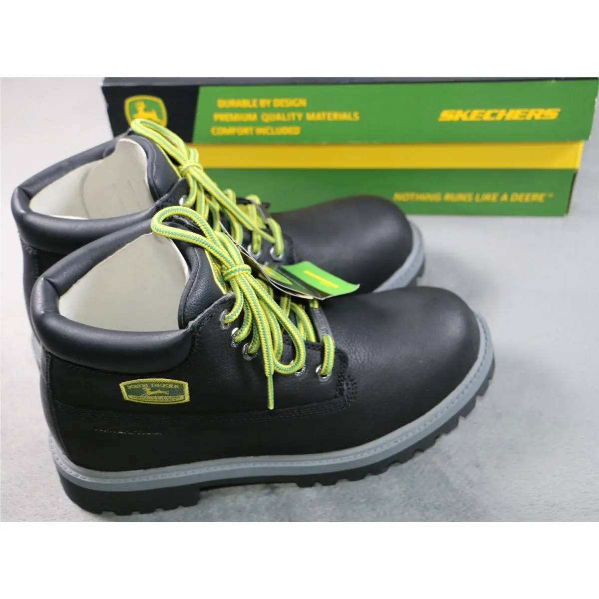 Skechers shoes - Skechers John Deere by Skechers Sergeants-Dozer - Black 5